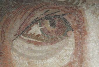 Ein Detail aus dem Neptun-Mosaik